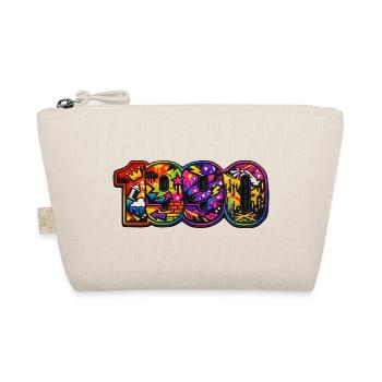 1990 Urban Colorful Graffiti - Organic Pouch - nature - Front