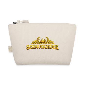 Golden Masterpiece Typography Schmuckstück german  - Organic Pouch - nature - Front