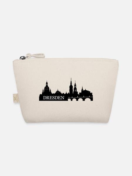 Dresden Skyline - Bio-Täschchen - Natur