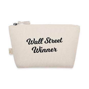 Wall Street Winner – Gewinner Schriftzug - Bio-Täschchen - Natur - Vorne