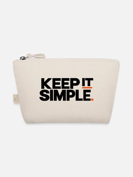 Keep It Simple – Minimalist Streetwear - Bio-Täschchen - Natur