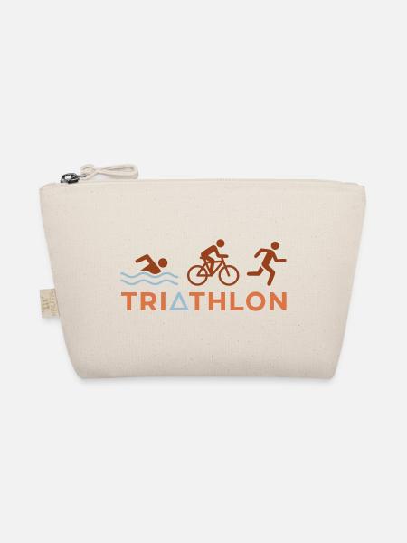 Triathlon Logo - Bio-Täschchen - Natur