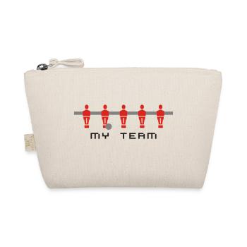 Kicker tischfussball myteam PrintShirt at - Bio-Täschchen - Natur - Vorne