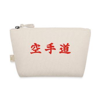 Karate-Do waagrecht - Bio-Täschchen - Natur - Vorne