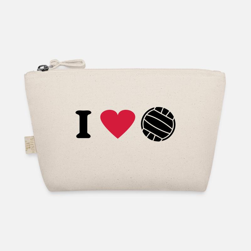 I love volleyball Organic Pouch