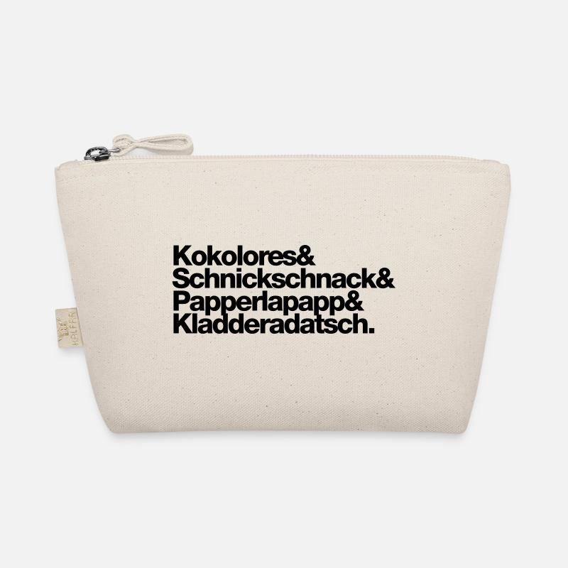 Kokolores Schnickschnack Papperlapapp - Bio-Täschchen - Natur