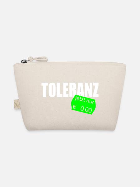 toleranz - Bio-Täschchen - Natur