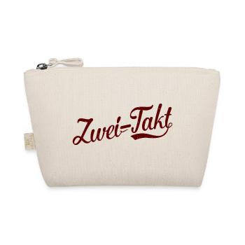 zweitakt / 2takt Schriftzug - Bio-Täschchen - Natur - Vorne