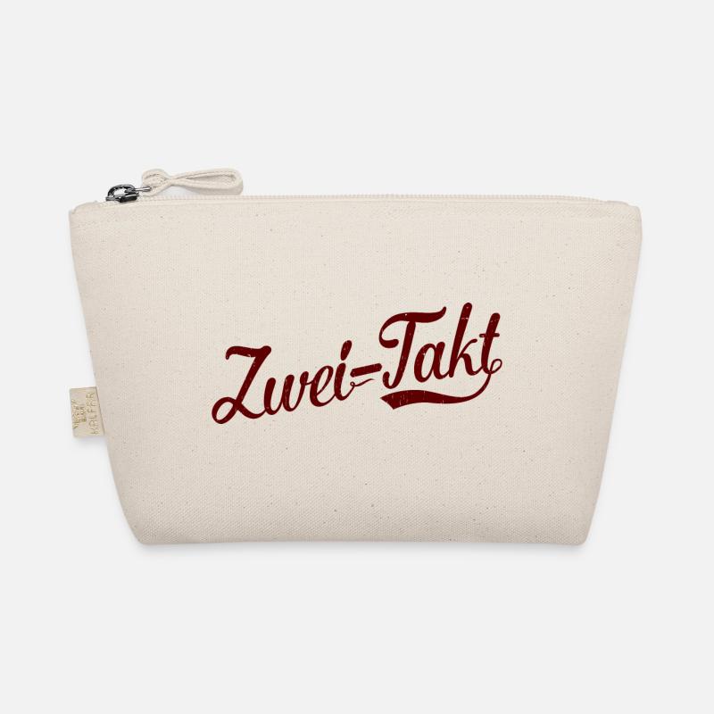 zweitakt / 2takt Schriftzug - Bio-Täschchen - Natur