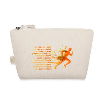 I Am A Father - I Am A Runner - Organic Pouch - nature - Front