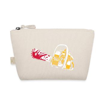 Chainsaw Partnershirt - Papa - Organic Pouch - nature - Front