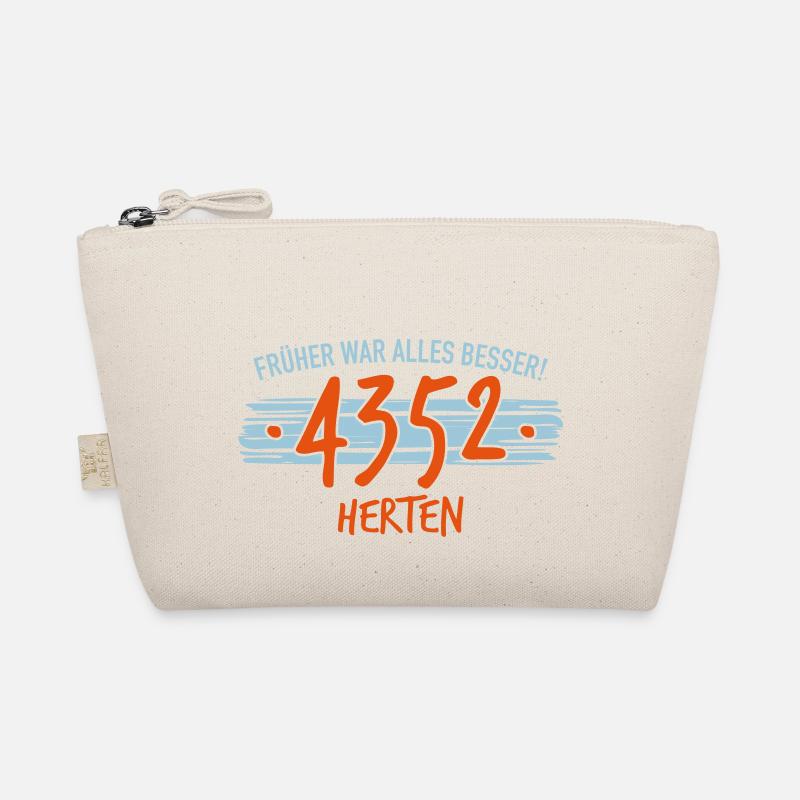 Früher 4352 Herten Geschenk - Bio-Täschchen - Natur