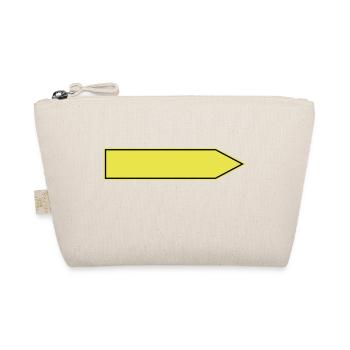 Shield banner place sign place gift redirection - Organic Pouch - nature - Front