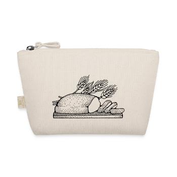 bread brooches crossaint bakery baguette bread bu - Organic Pouch - nature - Front