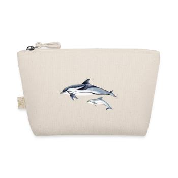 Dolphin Liste - Striped dolphin - dauphin - Bio-Täschchen - Natur - Vorne