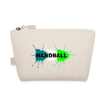 Lustiges Handball Tshirt Spruch Geschenk Männer - Bio-Täschchen - Natur - Vorne
