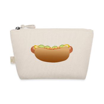 hotdog hamburger fast food cheeseburger4 - Organic Pouch - nature - Front