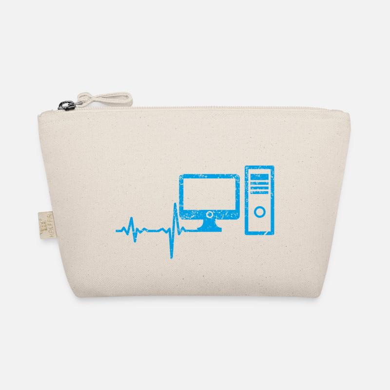 Gift Heartbeat Computer PC Organic Pouch