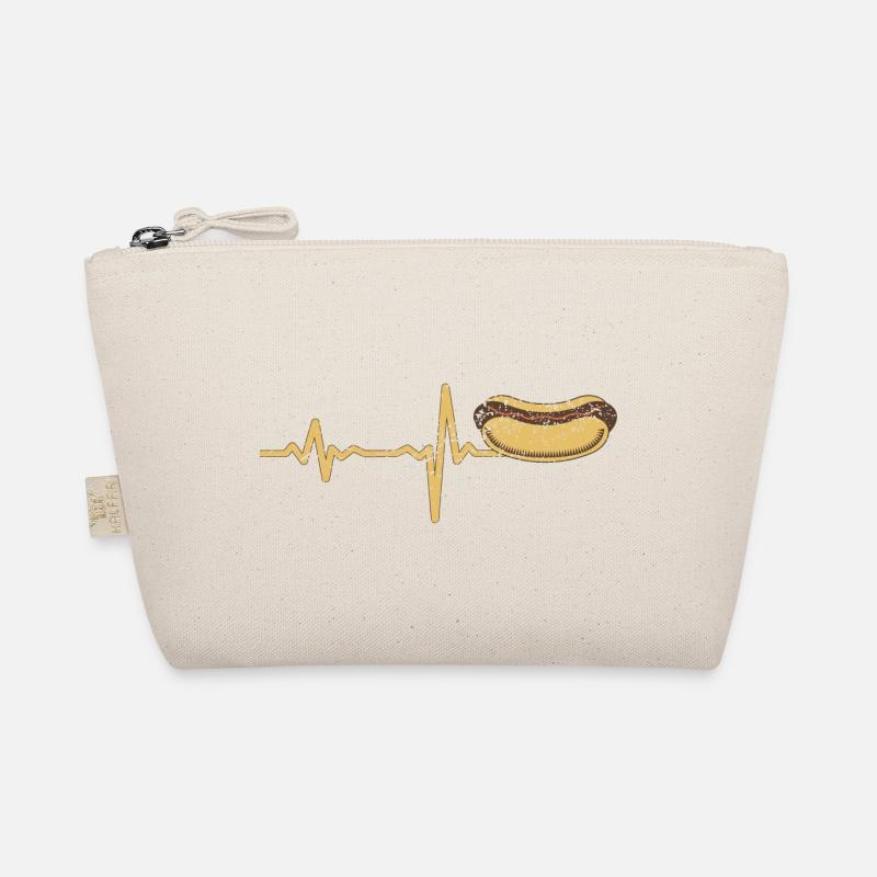 Geschenk Heartbeat Grillen Grillwurst Bio-Täschchen