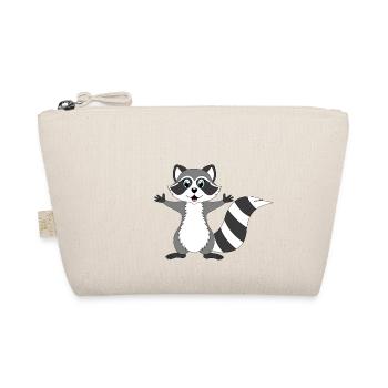 racoon - Organic Pouch - nature - Front