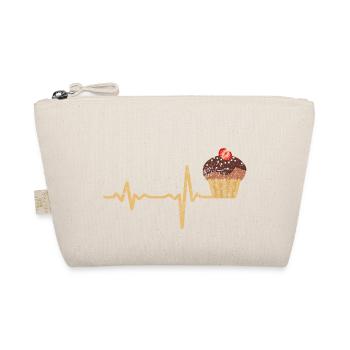Gift Heartbeat Muffin - Organic Pouch - nature - Front