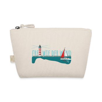 Frei wie der wind - Segelyacht mit Leuchtturm - Bio-Täschchen - Natur - Vorne