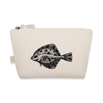 flunder-fisch-01 - Bio-Täschchen - Natur - Vorne