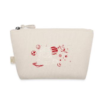 Mute cry in space, white - Organic Pouch - nature - Front