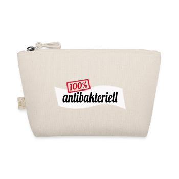 100% antibakteriell gegen Krankheit Geschenk - Bio-Täschchen - Natur - Vorne