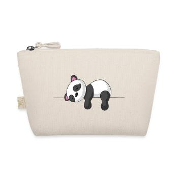 Panda de dessin animé endormi - Trousse biologique - nature - Devant