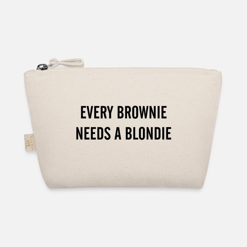 JL EVERY BROWNIE NEEDS A BLONDIE - Bio-Täschchen - Natur