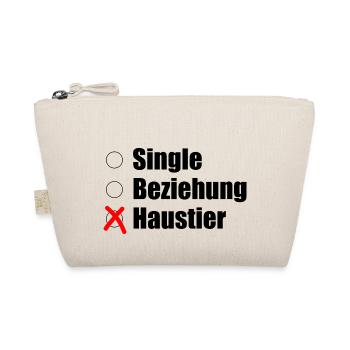 Single / Beziehung / Haustier - Bio-Täschchen - Natur - Vorne