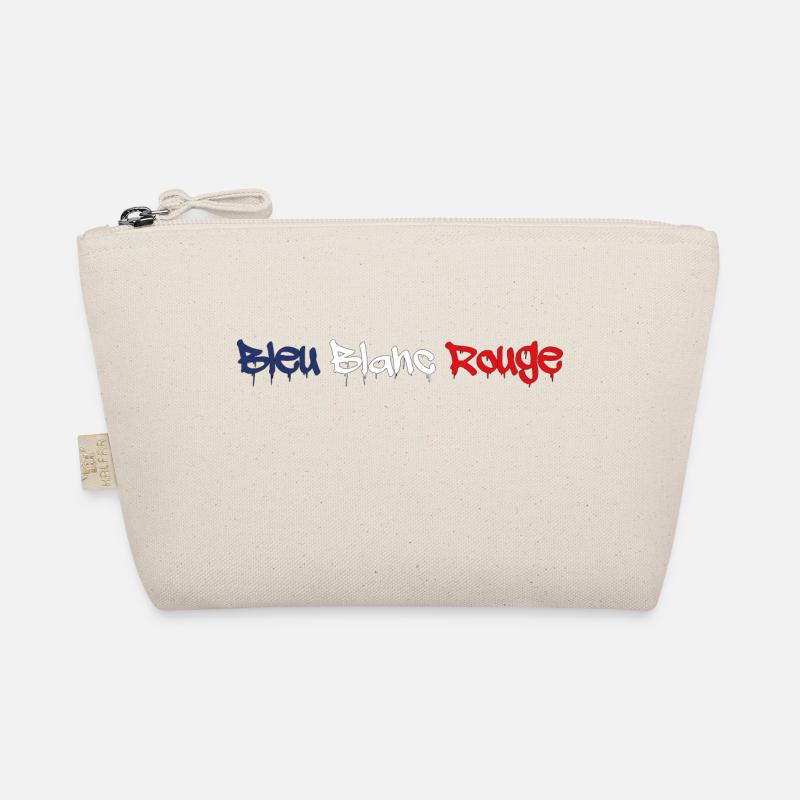 BLUE WHITE RED TAGG - Organic Pouch - nature