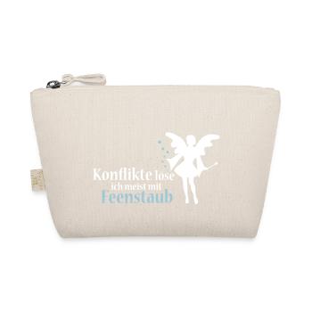 I resolve conflicts usually with fairy dust - Organic Pouch - nature - Front
