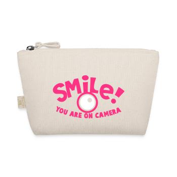 SMILE! you are on camera! photographer - Organic Pouch - nature - Front