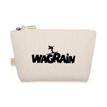 Wagrain Ski Skifahrer Wintersport - Bio-Täschchen - Natur - Vorne