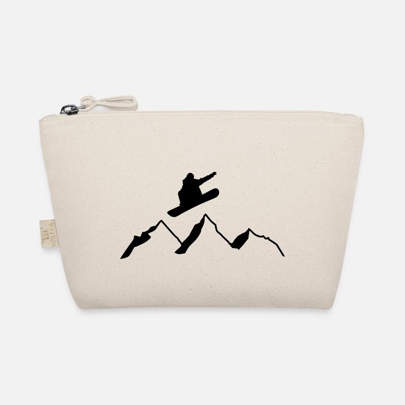 Snowboarder Bio-Täschchen