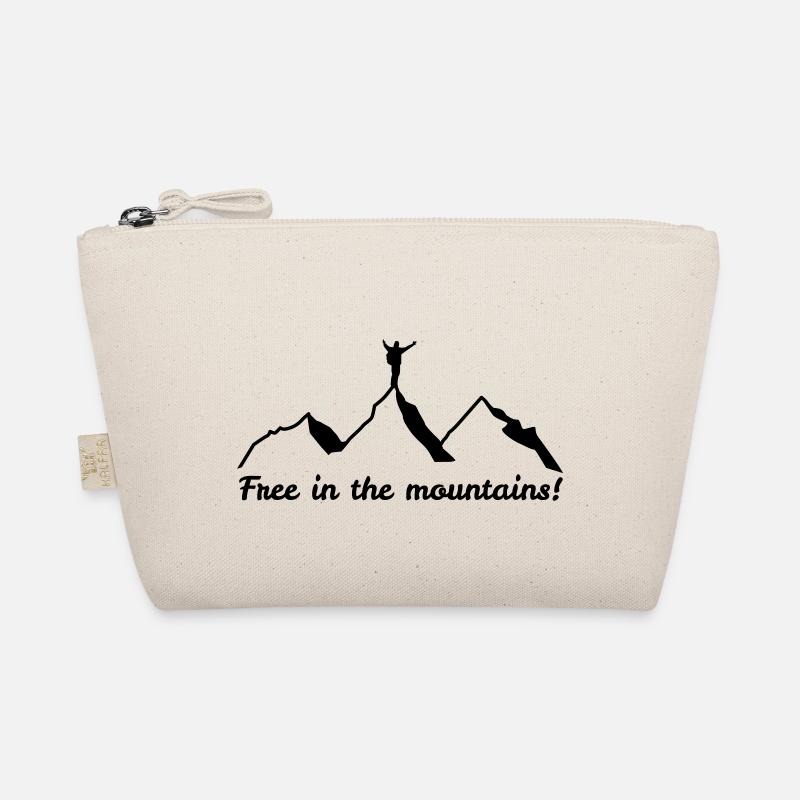 Free in the mountains - Bio-Täschchen - Natur