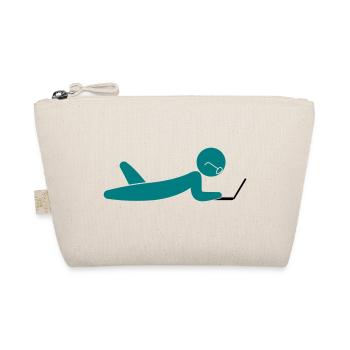 A programmer using a laptop - Organic Pouch - nature - Front