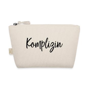 Komplizin Freundin Partnerin Geschenk - Bio-Täschchen - Natur - Vorne