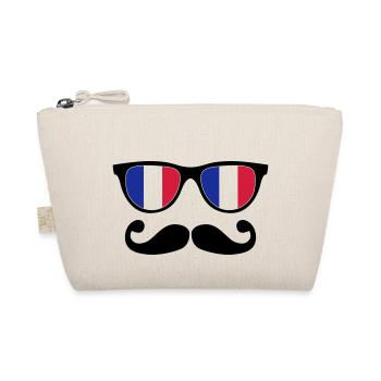 french mustache glasses nerd - like a sir - Trousse biologique - nature - Devant