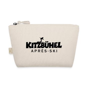 Kitzbühel Après-Ski Skifahrerin Skifahrer - Bio-Täschchen - Natur - Vorne