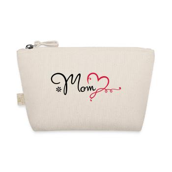 Love Mom Gift Mother's Day Mom - Organic Pouch - nature - Front