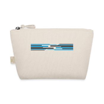 Many lines pattern - Organic Pouch - nature - Front