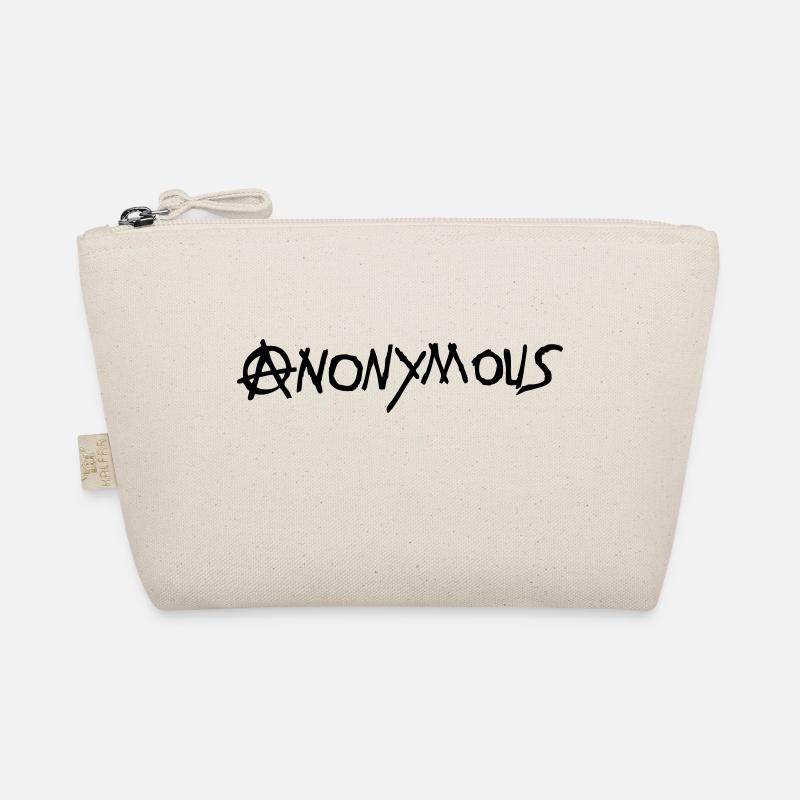 anarchy anonymous logo Organic Pouch