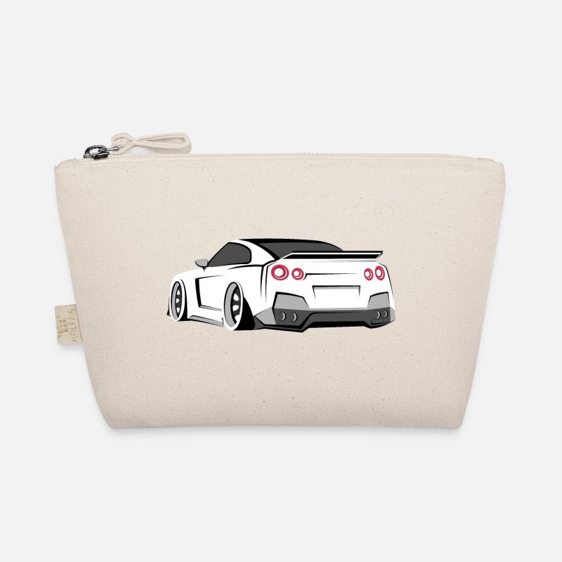 gtr racing tuner symbol geschenkidee - Bio-Täschchen - Natur