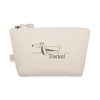 Dachshund Dog - Organic Pouch - nature - Front