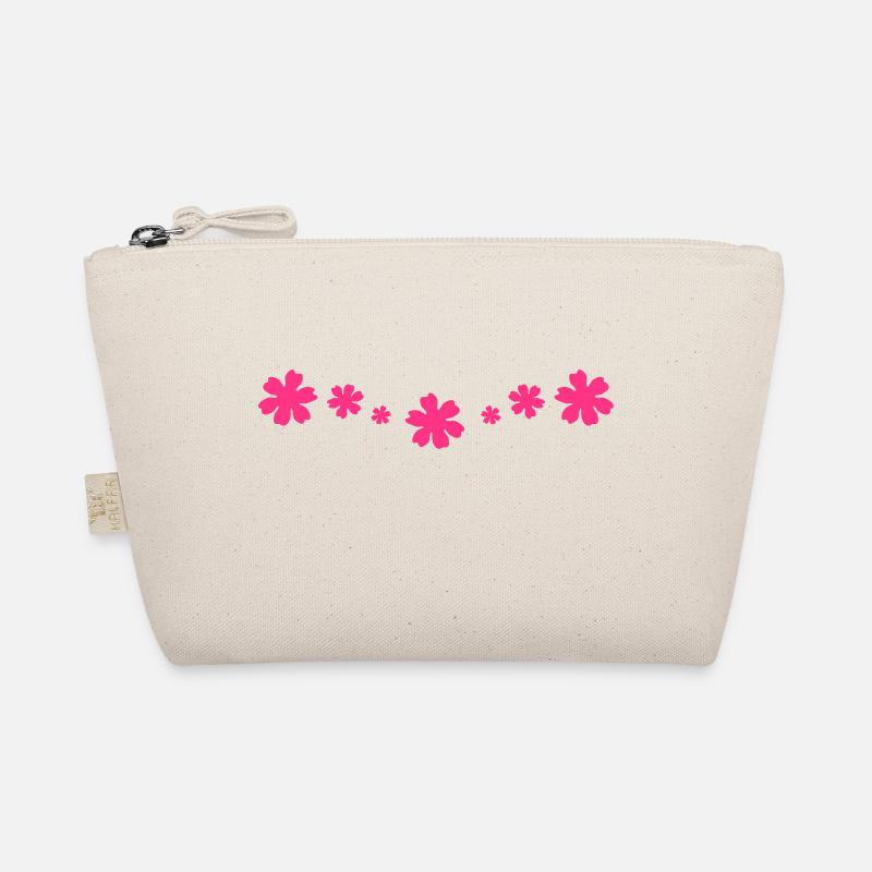 Blumen, Blume,Schmuck - Bio-Täschchen - Natur