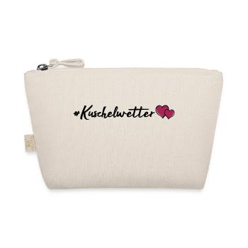 kuschelwetter herzen - Bio-Täschchen - Natur - Vorne