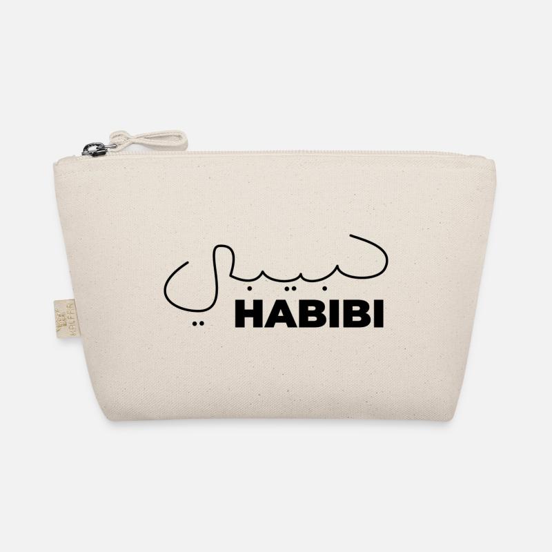 Habibi Treasure Arabic Expression Gift Heart Organic Pouch